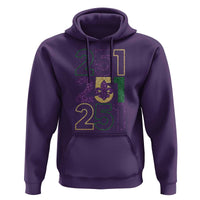 Funny Mobile Mardi Gras 251 Hoodie Glitter Print Area Code