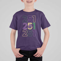 Funny Mobile Mardi Gras 251 T Shirt For Kid Glitter Print Area Code