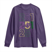 Funny Mobile Mardi Gras 251 Long Sleeve Shirt Glitter Print Area Code