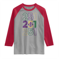 Funny Mobile Mardi Gras 251 Raglan Shirt Glitter Print Area Code