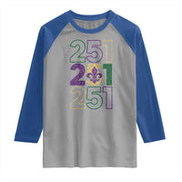 Funny Mobile Mardi Gras 251 Raglan Shirt Glitter Print Area Code