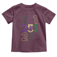 Funny Mobile Mardi Gras 251 Toddler T Shirt Glitter Print Area Code