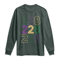 Funny The Coast Mardi Gras 228 Long Sleeve Shirt Glitter Print Area Code