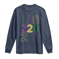 Funny The Coast Mardi Gras 228 Long Sleeve Shirt Glitter Print Area Code