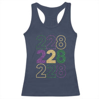 Funny The Coast Mardi Gras 228 Racerback Tank Top Glitter Print Area Code
