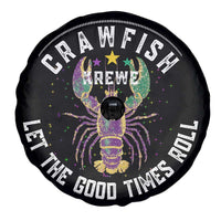 Crawfish Krewe Let The Good Times Roll Spare Tire Cover Funny Mardi Gras - Wonder Print Shop