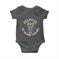 Crawfish Krewe Let The Good Times Roll Baby Onesie Funny Mardi Gras - Wonder Print Shop
