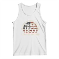 70th Birthday Tank Top Vintage 1955 Limited Edition 70 Years Of Being Awesome American Flag - Wonder Print Shop