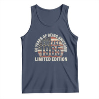 60th Birthday Tank Top Vintage 1965 Limited Edition 60 Years Of Being Awesome American Flag - Wonder Print Shop