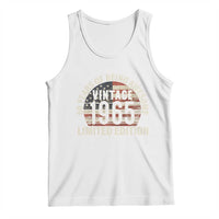 60th Birthday Tank Top Vintage 1965 Limited Edition 60 Years Of Being Awesome American Flag - Wonder Print Shop