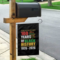 100 Years Of Black History 1926 2026 Centennial Garden Flag Africa Map