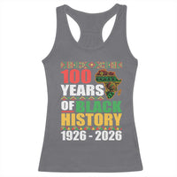 100 Years Of Black History 1926 2026 Centennial Racerback Tank Top Africa Map