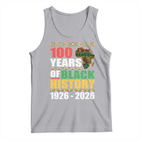 100 Years Of Black History 1926 2026 Centennial Tank Top Africa Map
