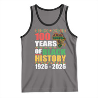 100 Years Of Black History 1926 2026 Centennial Tank Top Africa Map