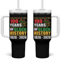 100 Years Of Black History 1926 2026 Centennial Tumbler With Handle Africa Map