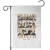 100 Years Of Black History Month Garden Flag African American Historical Figures