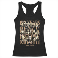 100 Years Of Black History Month Racerback Tank Top African American Historical Figures