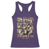 100 Years Of Black History Month Racerback Tank Top African American Historical Figures