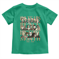 100 Years Of Black History Month Toddler T Shirt African American Historical Figures