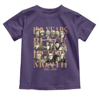 100 Years Of Black History Month Toddler T Shirt African American Historical Figures