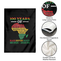 100 Years Of Black History Month Garden Flag Centennial Of Black Culture