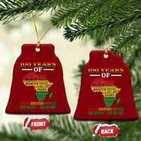 100 Years Of Black History Month Ceramic Ornament Centennial Of Black Culture