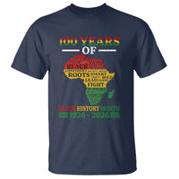100 Years Of Black History Month T Shirt Centennial Of Black Culture