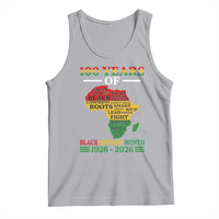 100 Years Of Black History Month Tank Top Centennial Of Black Culture