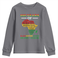 100 Years Of Black History Month Youth Sweatshirt Centennial Of Black Culture