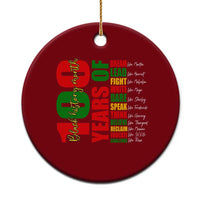 100 Years Of Black History Ceramic Ornament African American Historical Figures African American Teacher