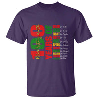 100 Years Of Black History T Shirt African American Historical Figures African American Teacher