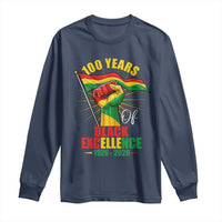 100 Years Of Black Excellence Long Sleeve Shirt Centennial Black History Month