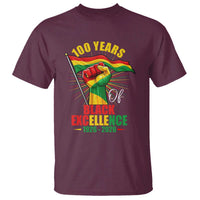 100 Years Of Black Excellence T Shirt Centennial Black History Month