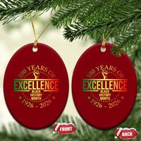 100 Years Of Excellence Black History Month 1926 2026 Ceramic Ornament