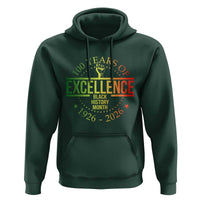 100 Years Of Excellence Black History Month 1926 2026 Hoodie