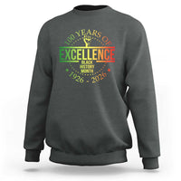 100 Years Of Excellence Black History Month 1926 2026 Sweatshirt