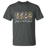 Goose Mardi Gras T Shirt Funny Just A Mardi Goose New Orleans Carnival