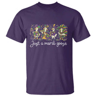 Goose Mardi Gras T Shirt Funny Just A Mardi Goose New Orleans Carnival