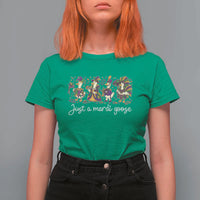 Goose Mardi Gras T Shirt For Women Funny Just A Mardi Goose New Orleans Carnival