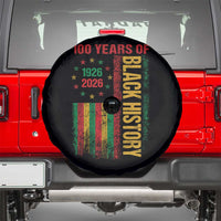 100 Years Of Black History Spare Tire Cover Centennial Milestone Vintage African American Flag