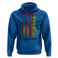 100 Years Of Black History Hoodie Centennial Milestone Vintage African American Flag