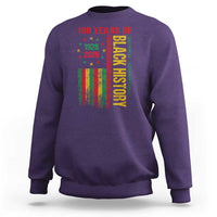 100 Years Of Black History Sweatshirt Centennial Milestone Vintage African American Flag