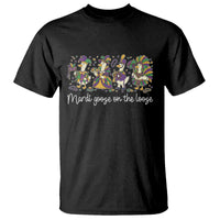 Goose Mardi Gras T Shirt Funny Mardi Goose On The Loose New Orleans Carnival
