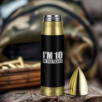 70th Birthday Funny I Am 10 In Dog Years Bullet Tumbler 70 Years Old Gifts