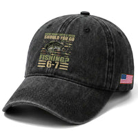 Fishing 67 Meme Washed Cotton Baseball Cap How Many Days A Week Should You Go Fishing Camo Flag