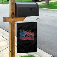 The Pledge of Allegiance Garden Flag US Military Veteran Patriotic American Flag