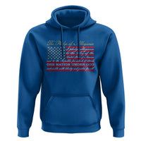 The Pledge of Allegiance Hoodie US Military Veteran Patriotic American Flag
