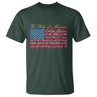 The Pledge of Allegiance T Shirt US Military Veteran Patriotic American Flag