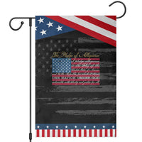 The Pledge of Allegiance Patriotic Garden Flag US Military Veteran Patriotic American Flag