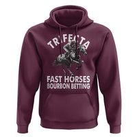 Funny Trifecta Fast Horses Bourbon Betting Hoodie Horse Racing Betting